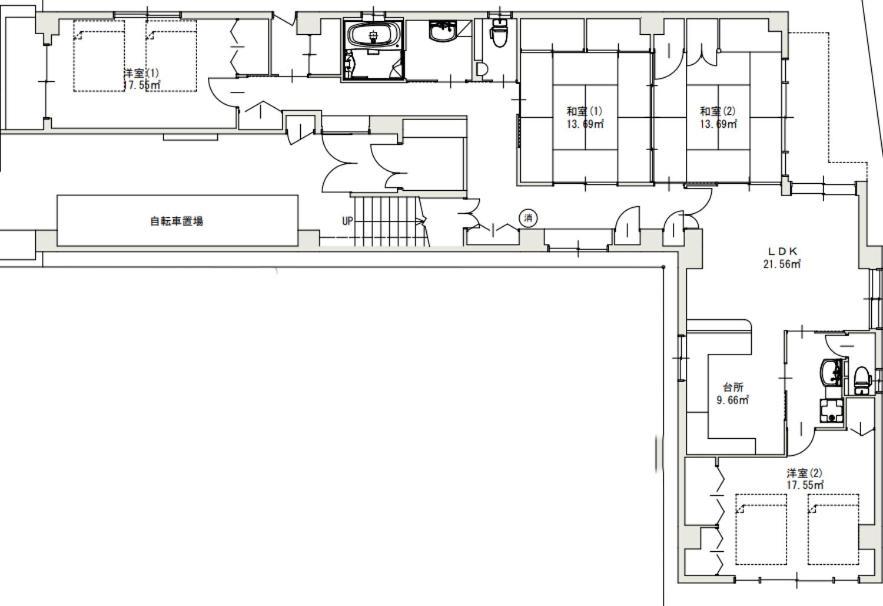 Guest House Flora Otemachi/フローラ大手町 히로시마 외부 사진